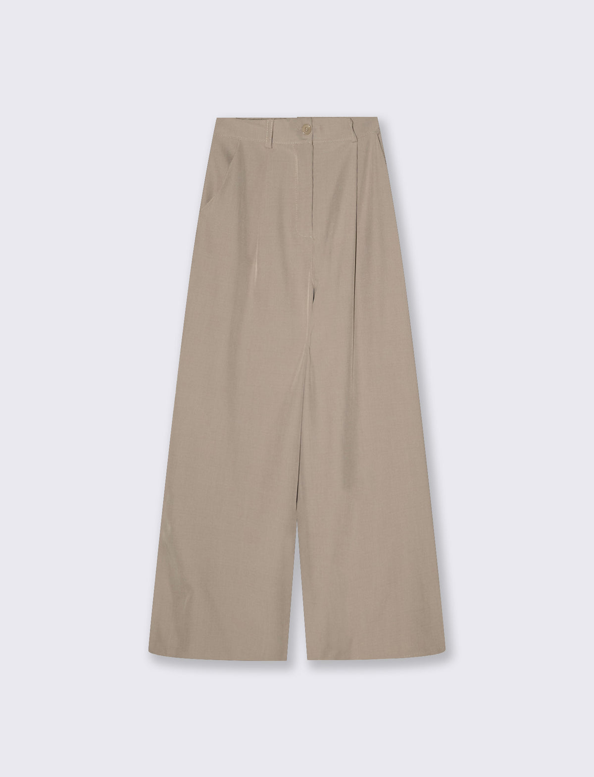 PANTALONE PALAZZO - Beige