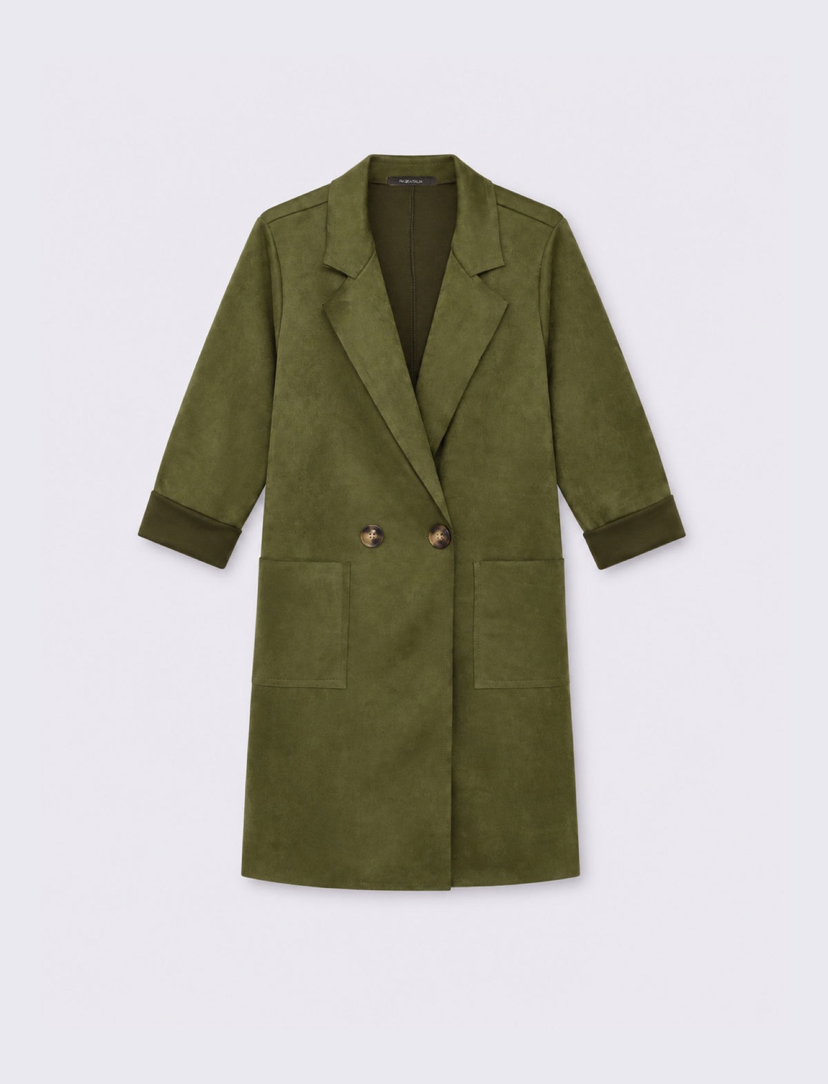 Trench effetto suede - Kaky 1