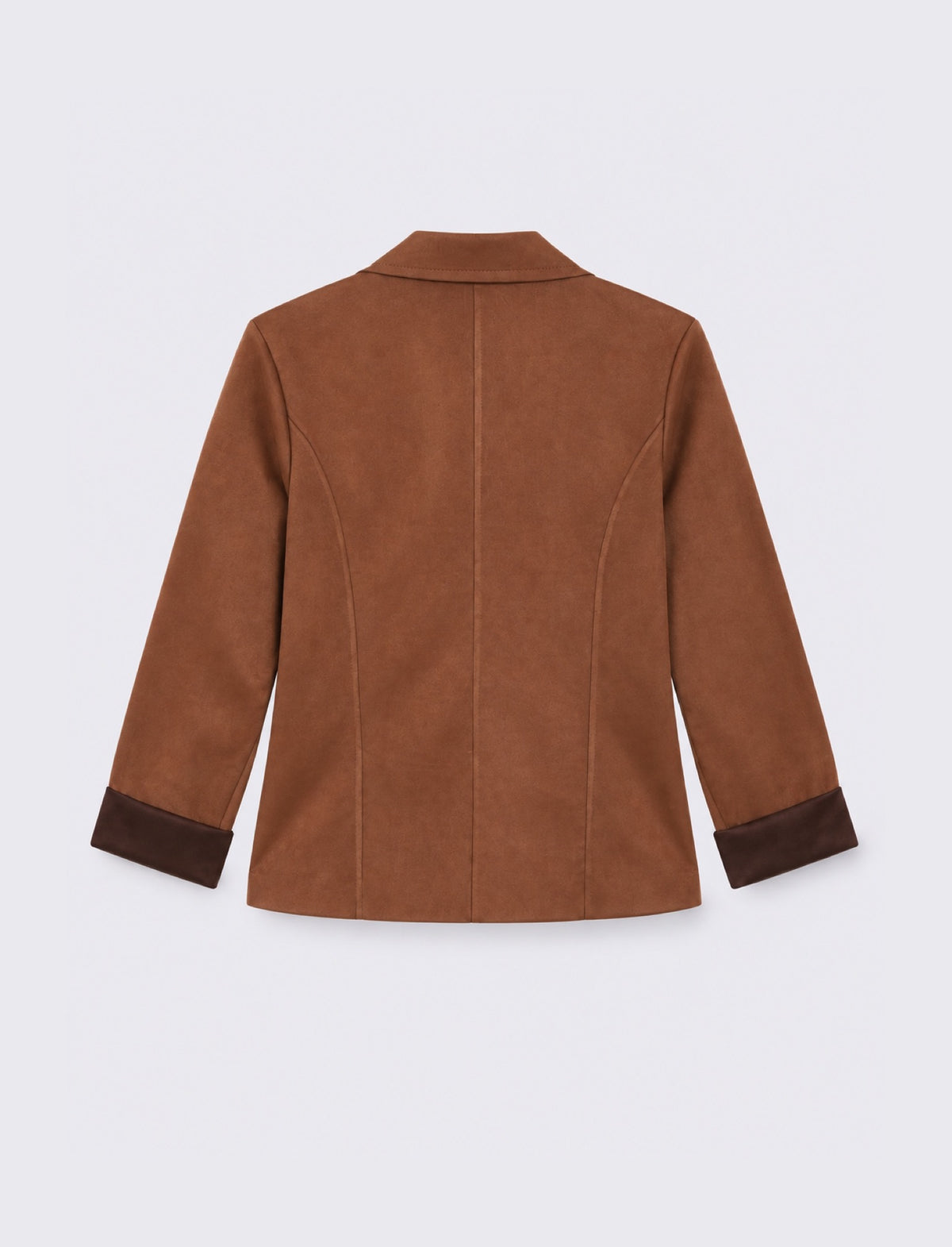 Giacca monopetto effetto suede - Caffe'