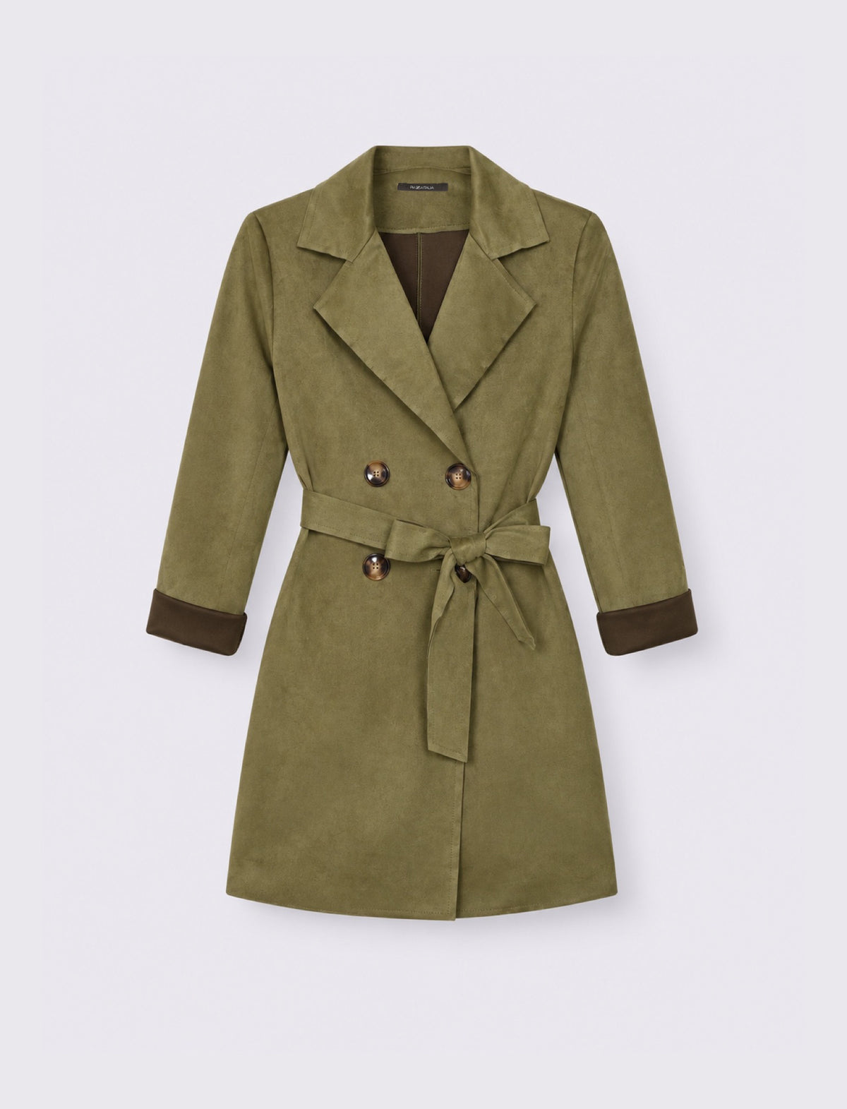 Trench effetto suede - Kaky 1