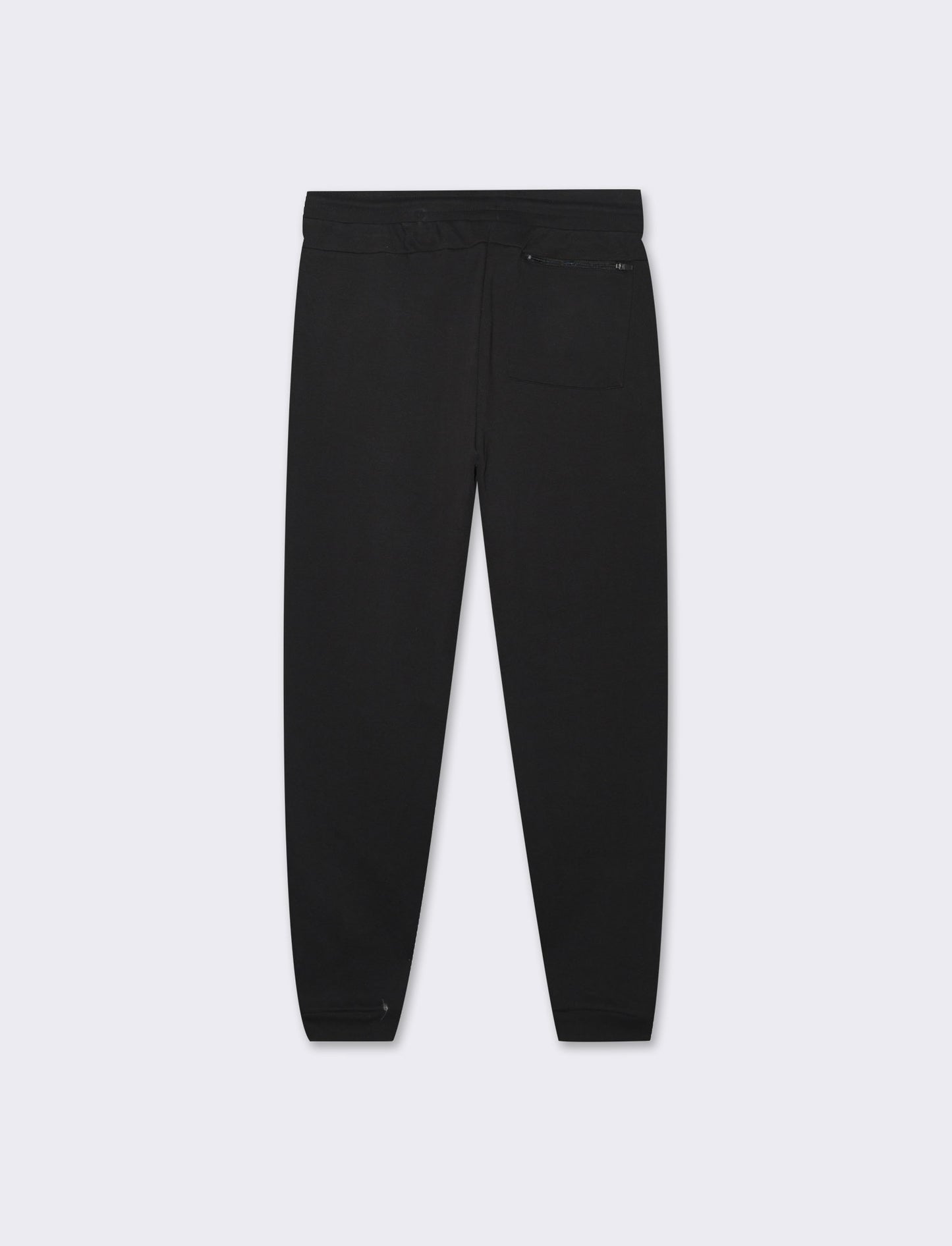 Pantaloni jogger in piquet doppiato - Nero