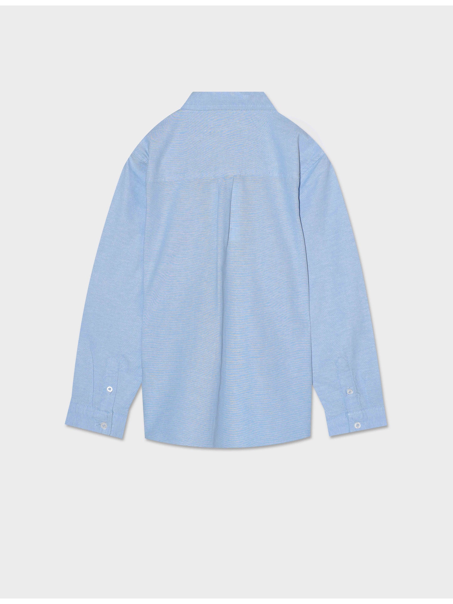 Kids Oxford Regular Fit Shirt with Contrast Details - Sky blue