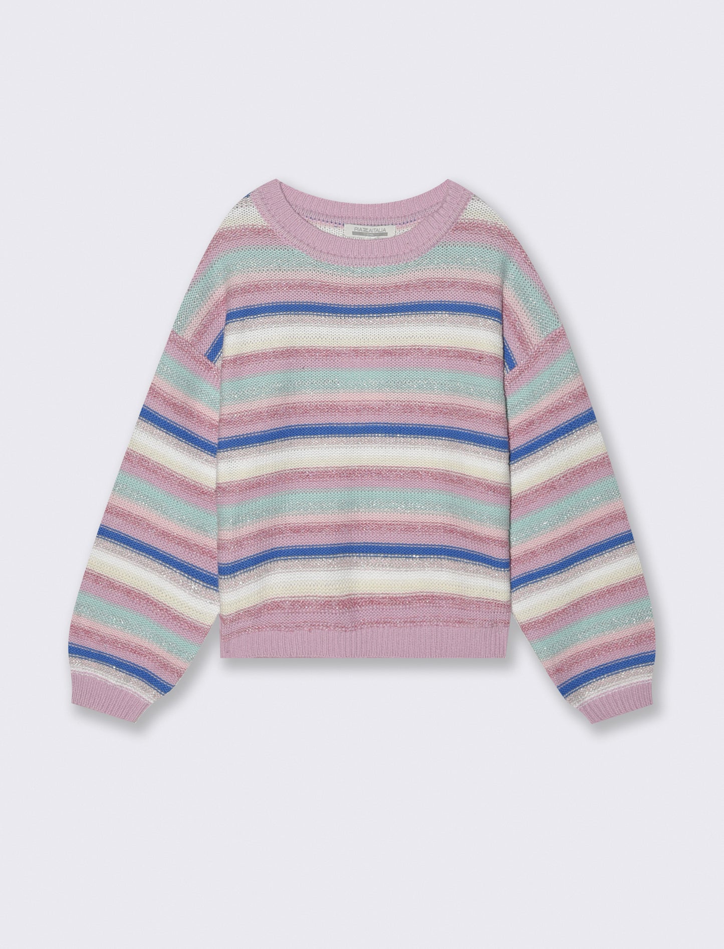 Maglia multicolor in cotone per bambina - Multicolore