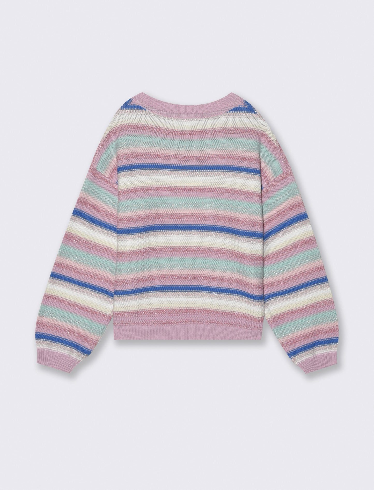 Maglia multicolor in cotone per bambina - Multicolore