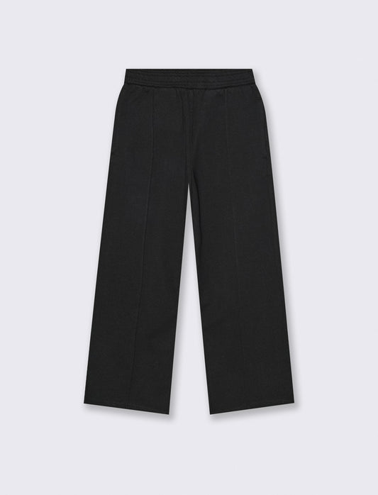 Wide Leg Girls' Sweatpants - Black