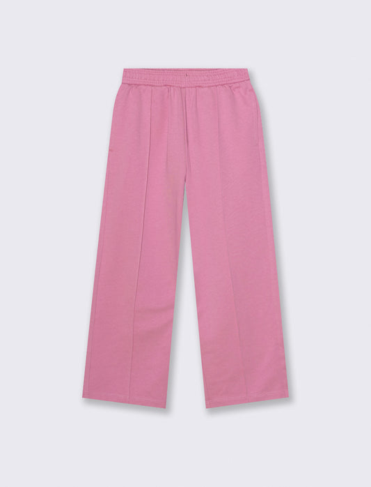 Wide Leg Girls' Sweatpants - Pink