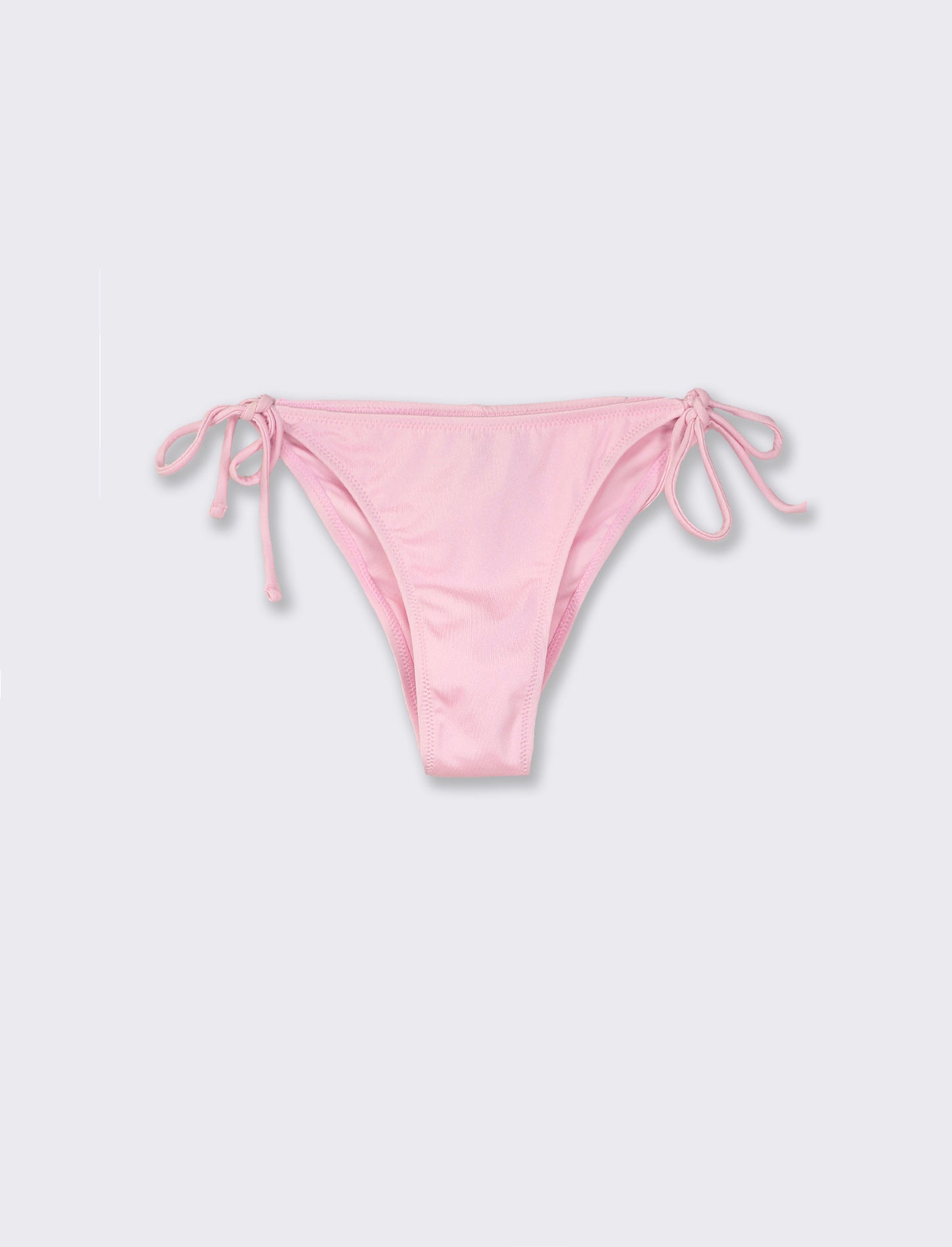 Slip costume mare con laccetti - Rosa