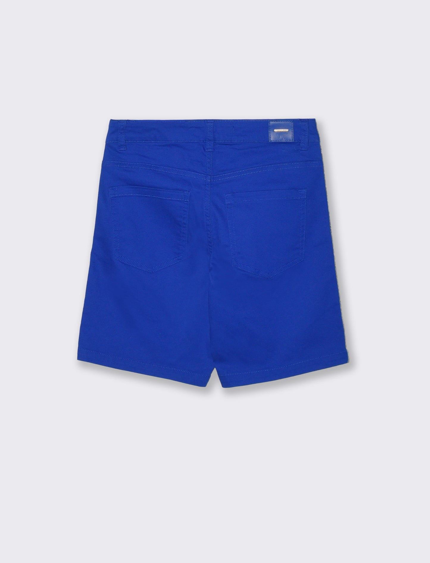 Bermuda Denim Vita Media Skinny - Royal