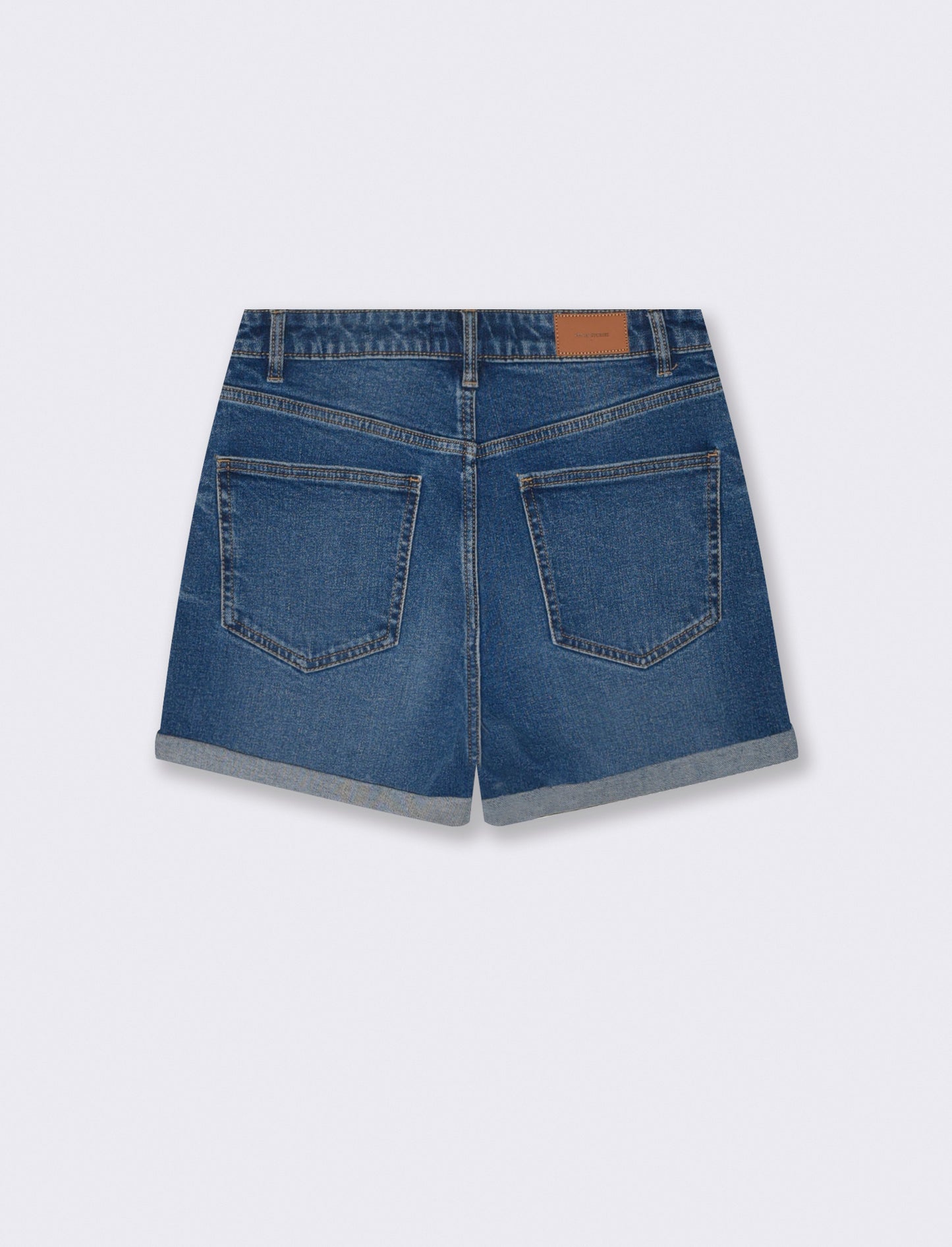 Introducing our high-waisted shorts, designed specifically for women who appreciate a blend of style - Blue