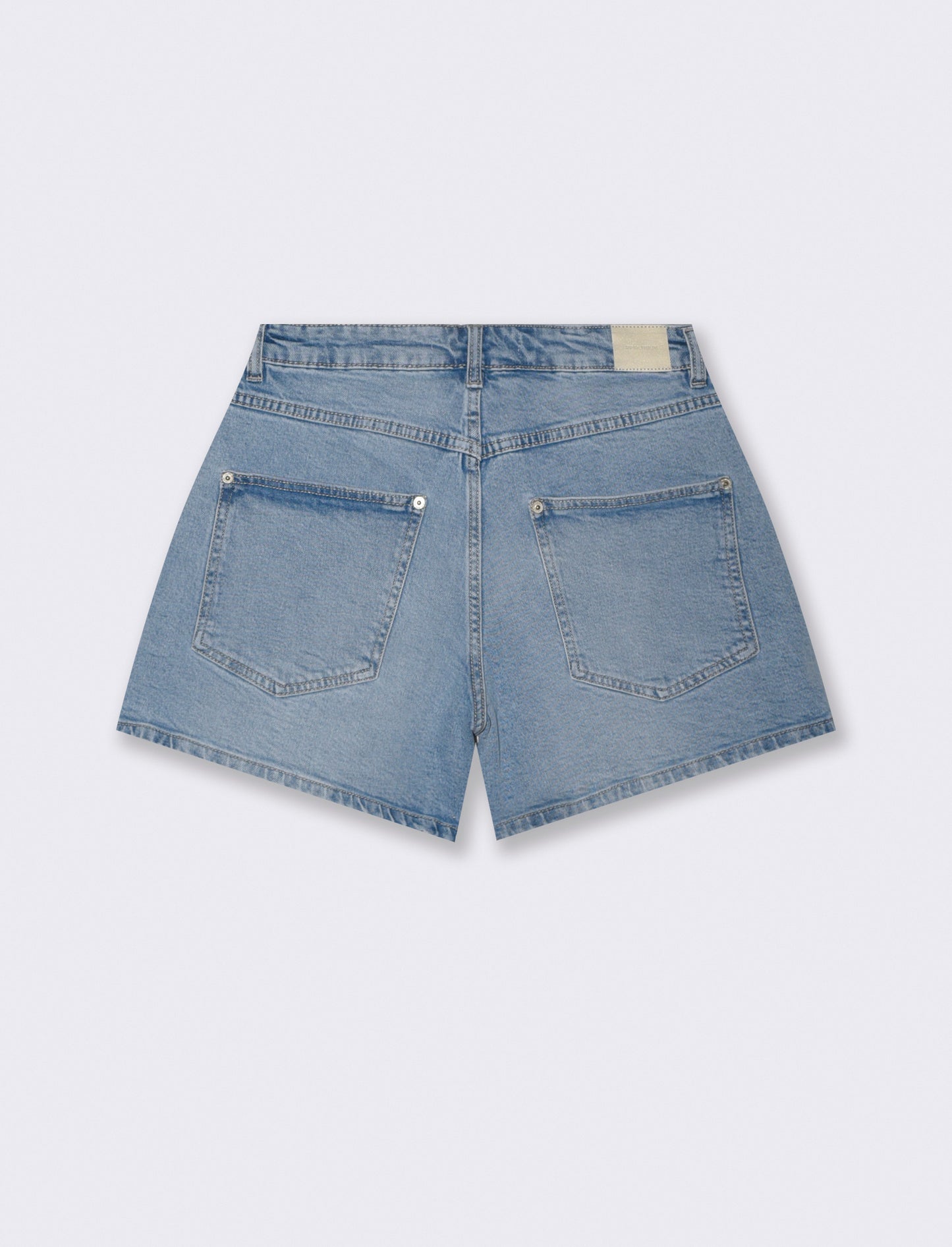 Introducing our high-waisted Mom Fit Bermuda shorts, designed specifically for women who appreciate - Blue