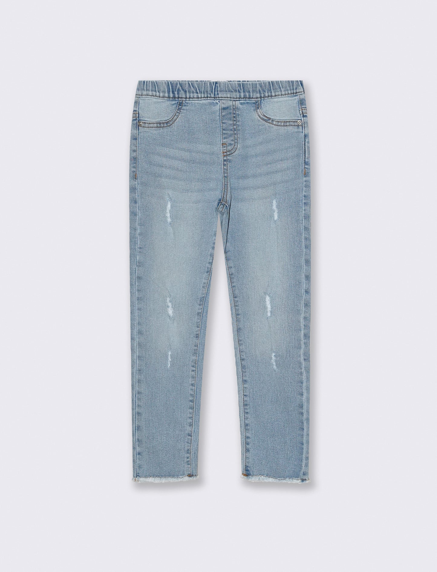 Jeggings slim fit con dettagli trendy - Denim chiaro