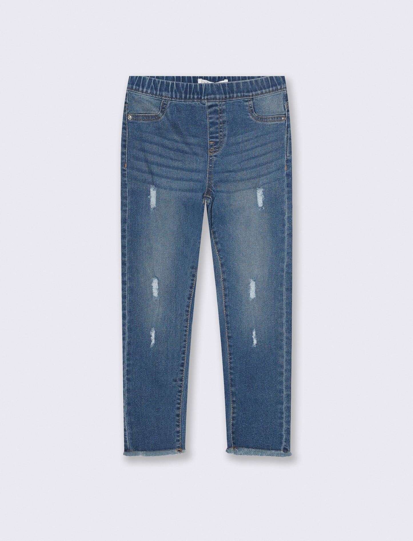 Jeggings slim fit in tessuto elastico - Denim