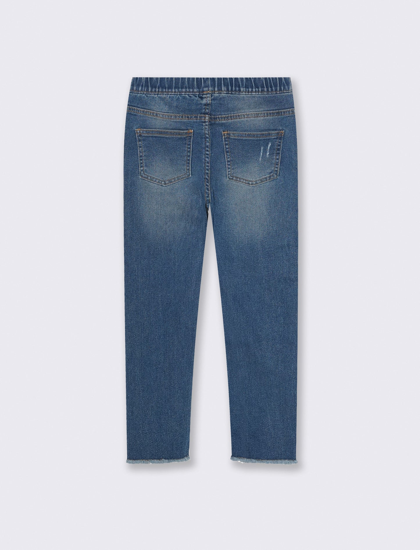 Jeggings slim fit in tessuto elastico - Denim