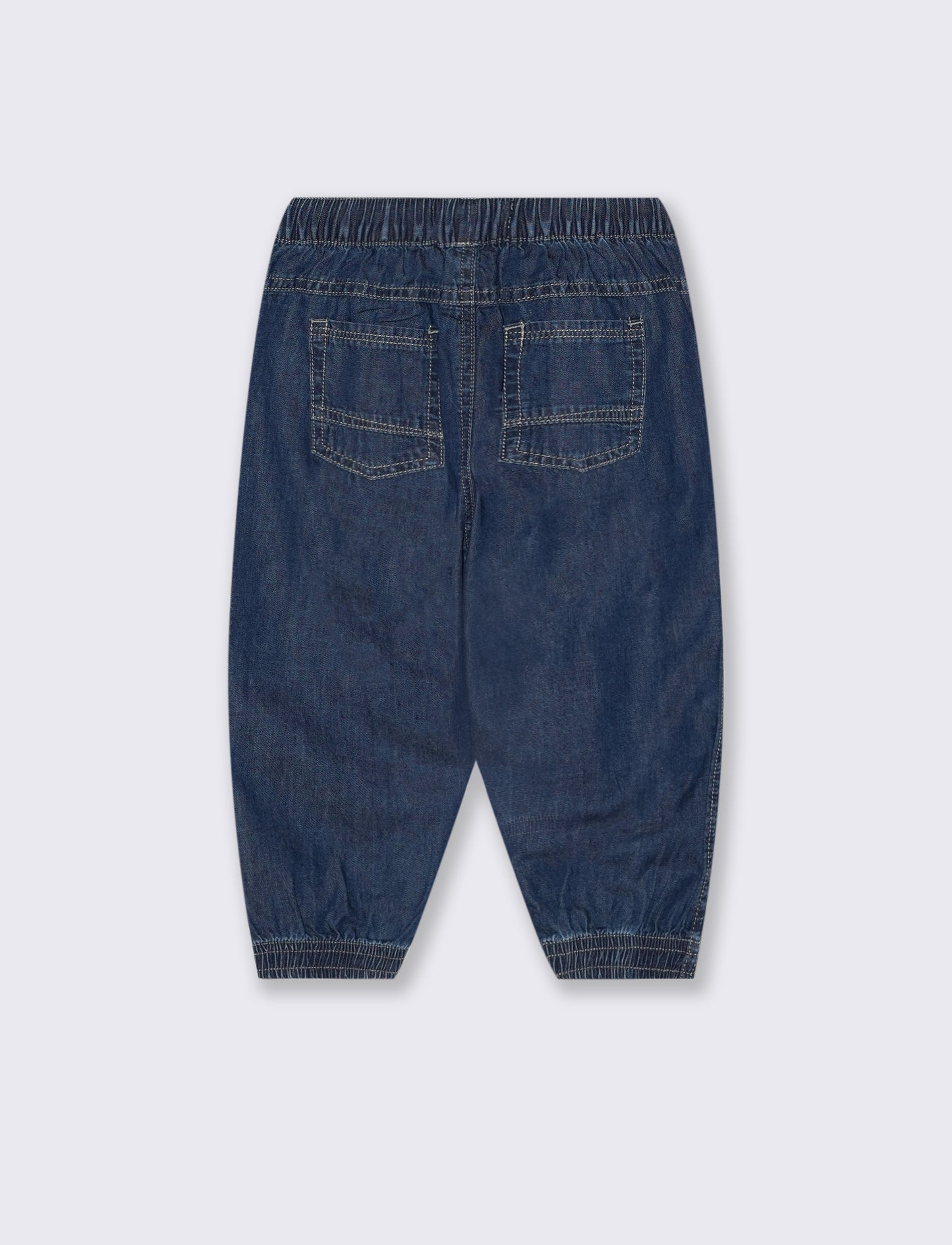 Loose summer chambray jeans - Blue
