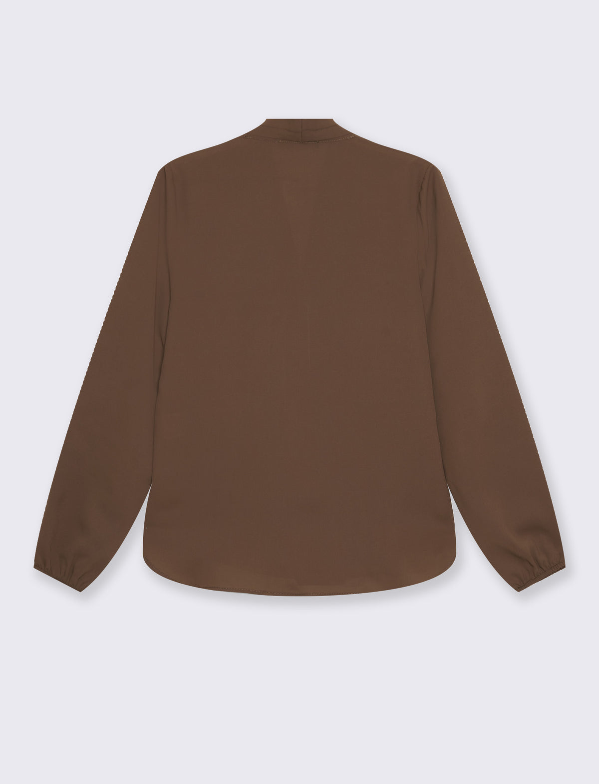 Casacca con scollo a V - Cacao