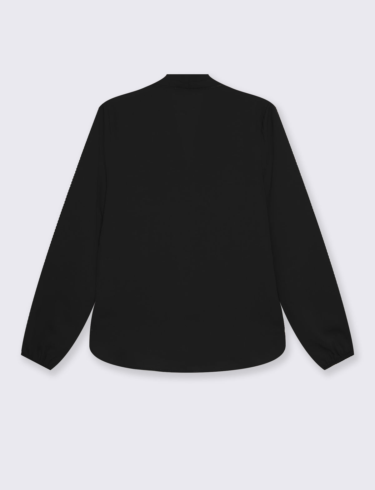 Blouse with V-neckline - Black