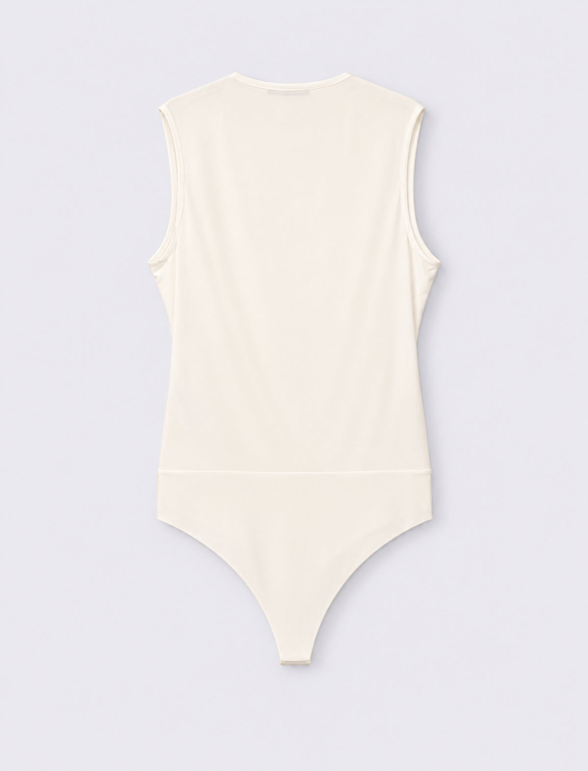 Body con scollo incrociato - Bianco panna