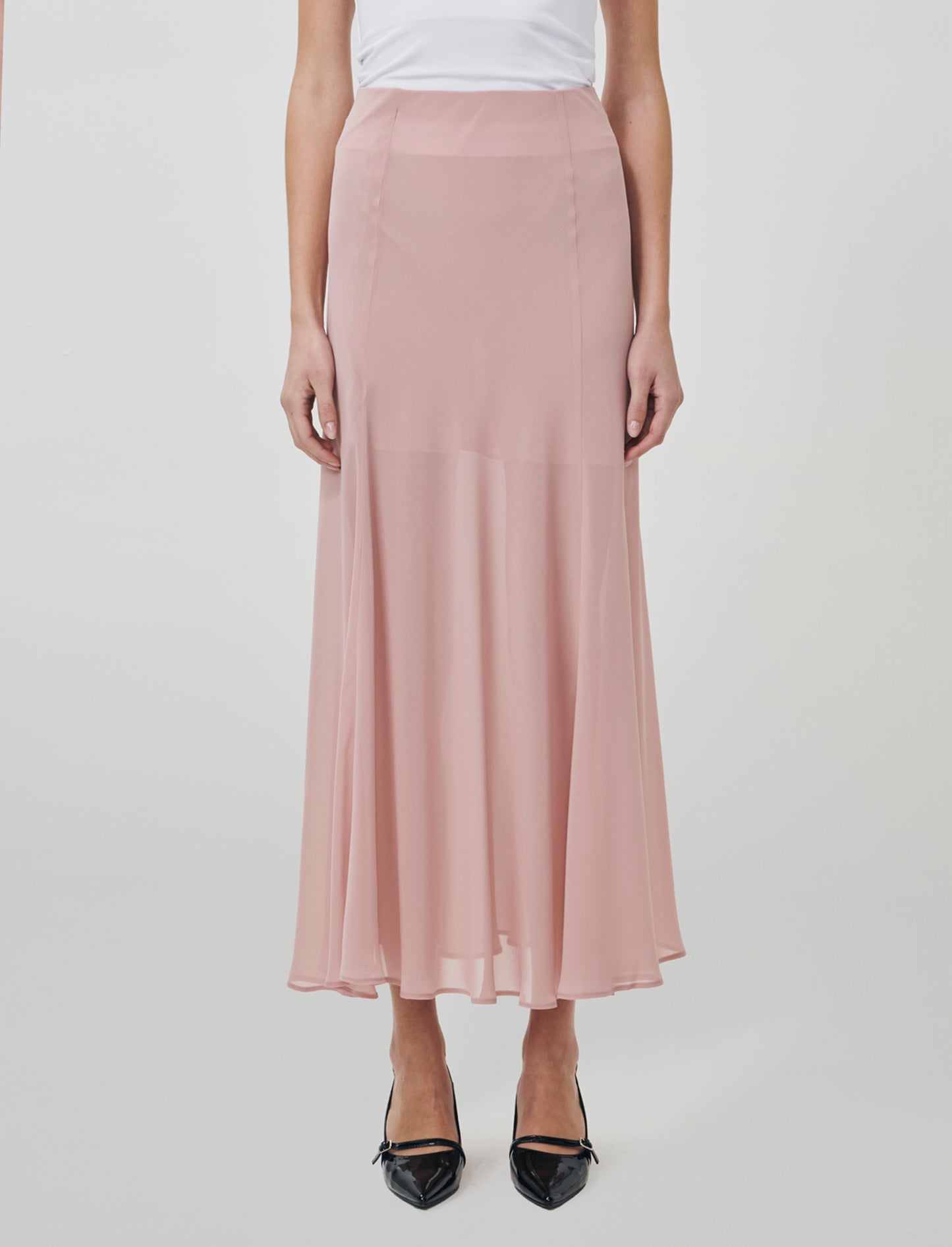 This long skirt is a perfect blend of comfort and elegance, designed specifically for women who appr - Pink