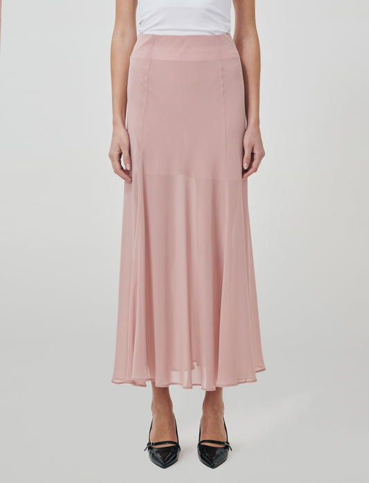 This long skirt is a perfect blend of comfort and elegance, designed specifically for women who appr - Pink