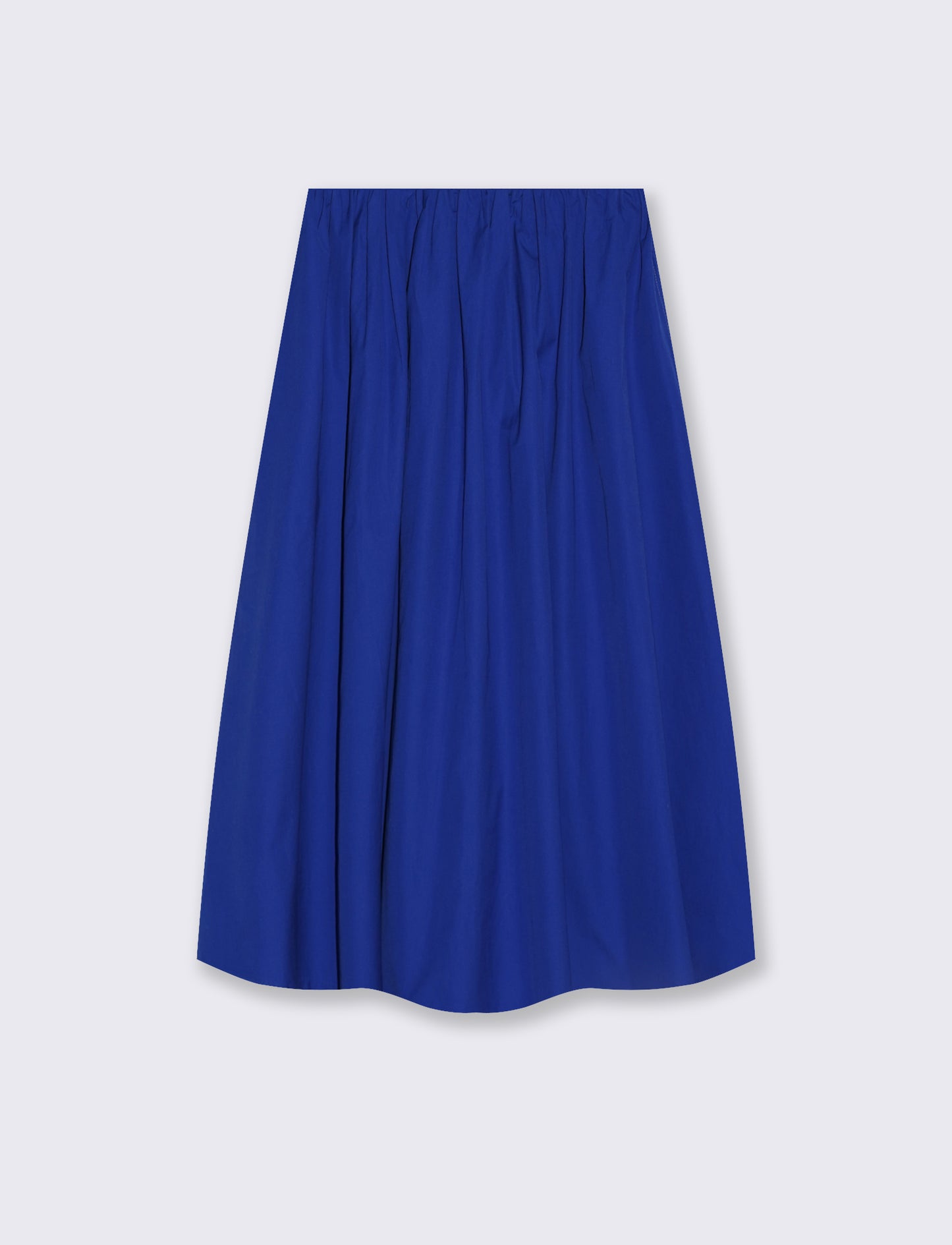 Gonna lunga con elastico e tasche fianchi - Royal