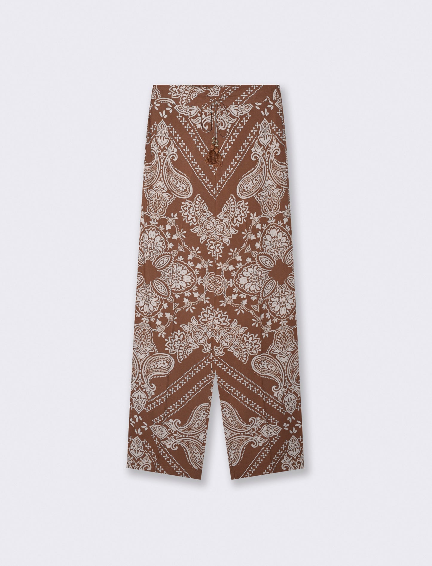 Introducing our versatile women's pants featuring a comfortable elastic waistband and a practical dr - 