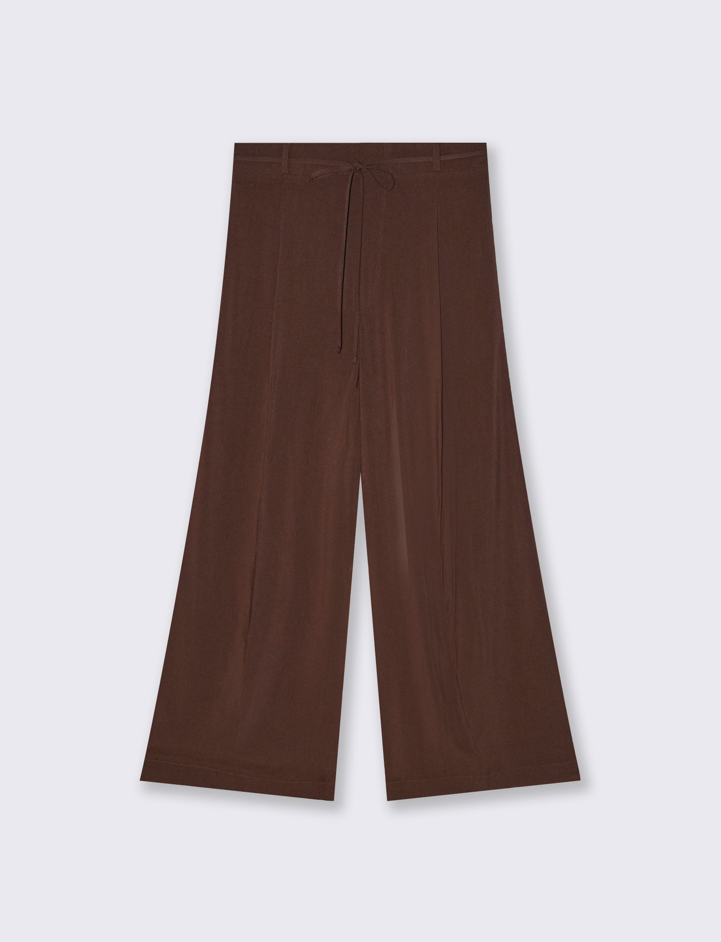 Introducing the versatile culotte pants designed for the modern woman. Featuring a comfortable elast - Brown
