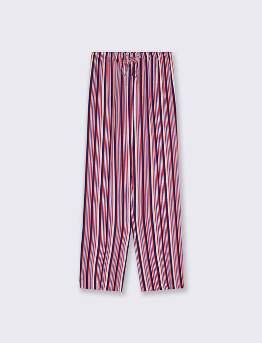 Pantalone lungo stampato in tessuto leggero - var 1
