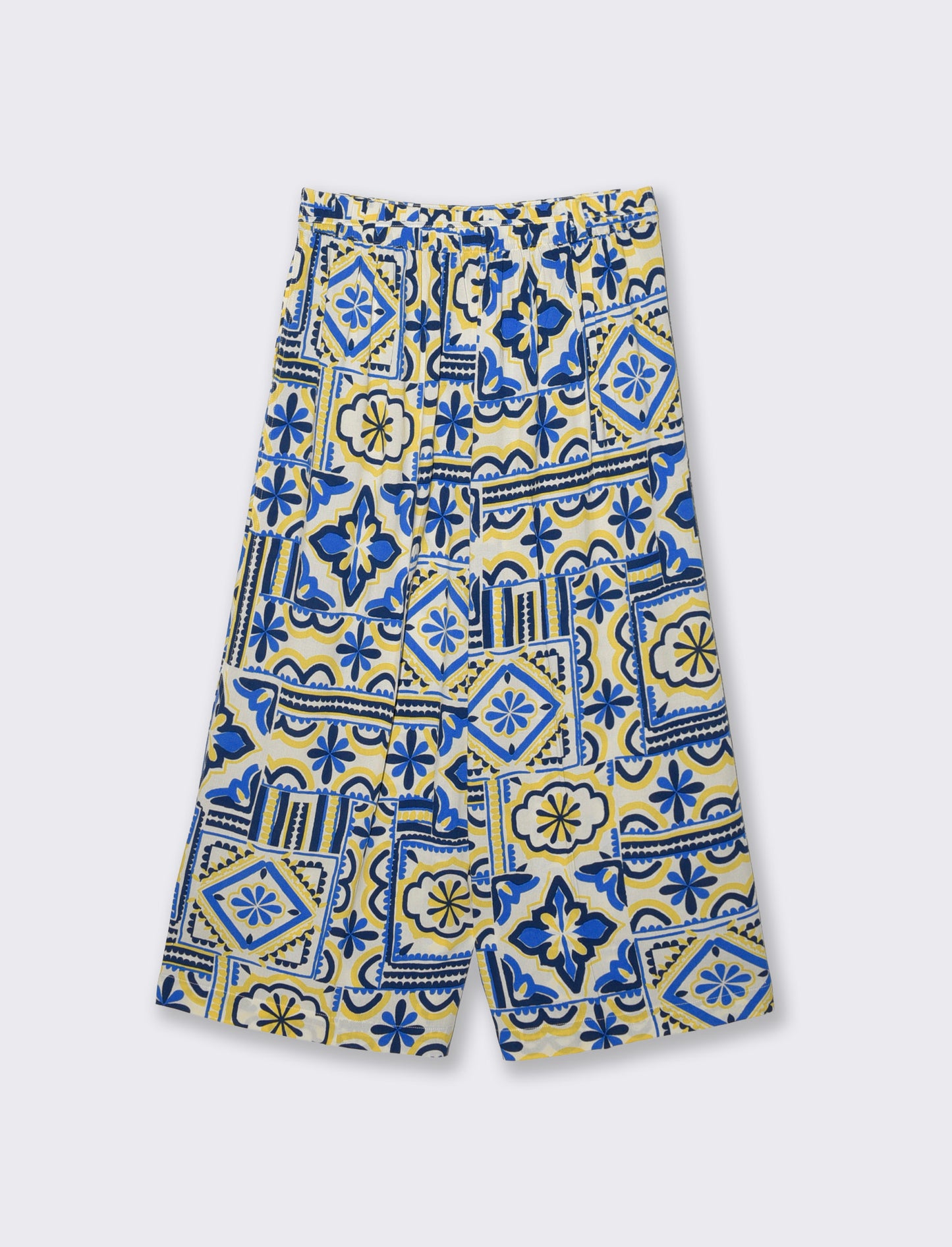 Pantalone Coulotte Stampato con Coulisse - var 2