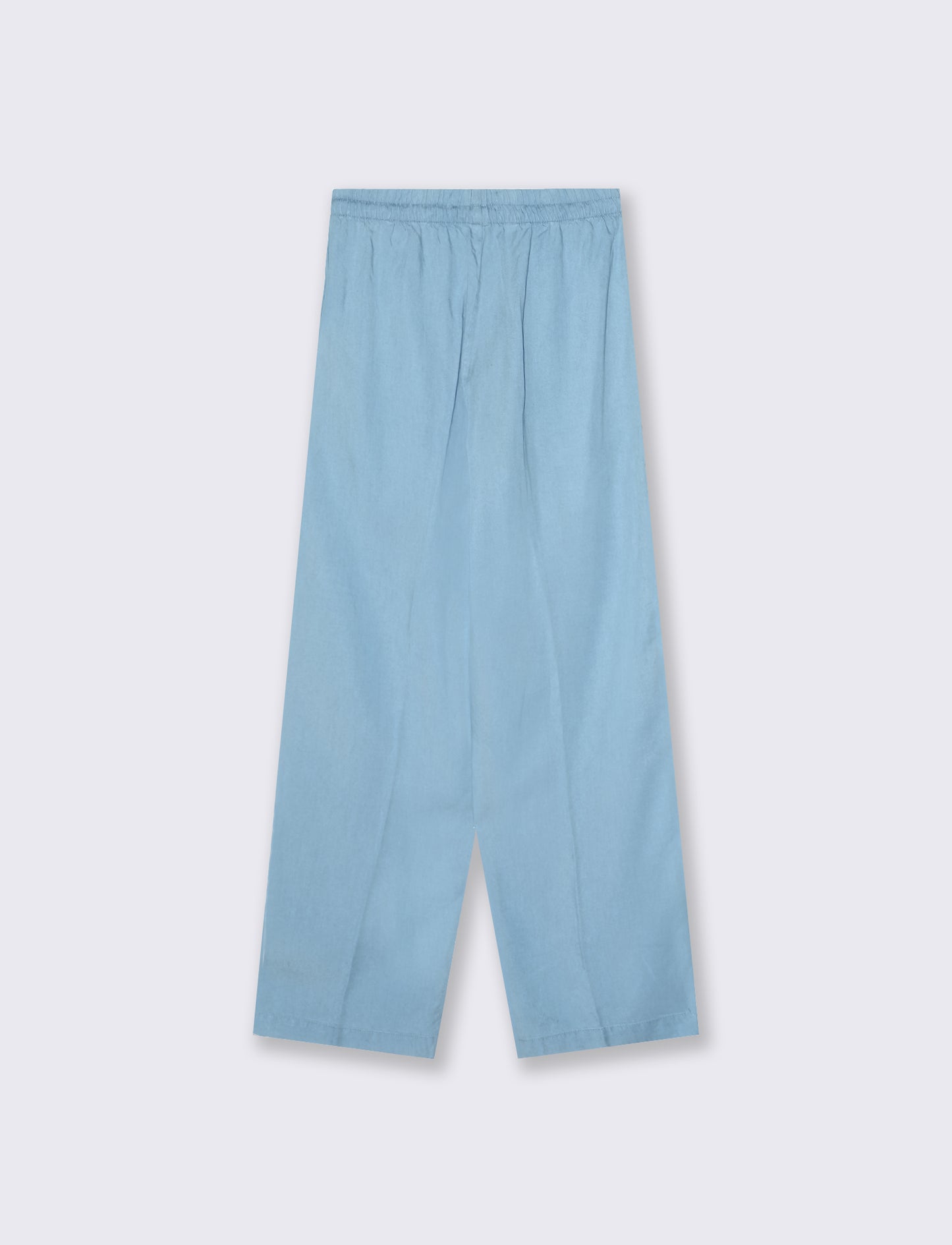 Introducing the stylish culotte pants crafted from soft lyocell, designed for the modern woman who v - Blue
