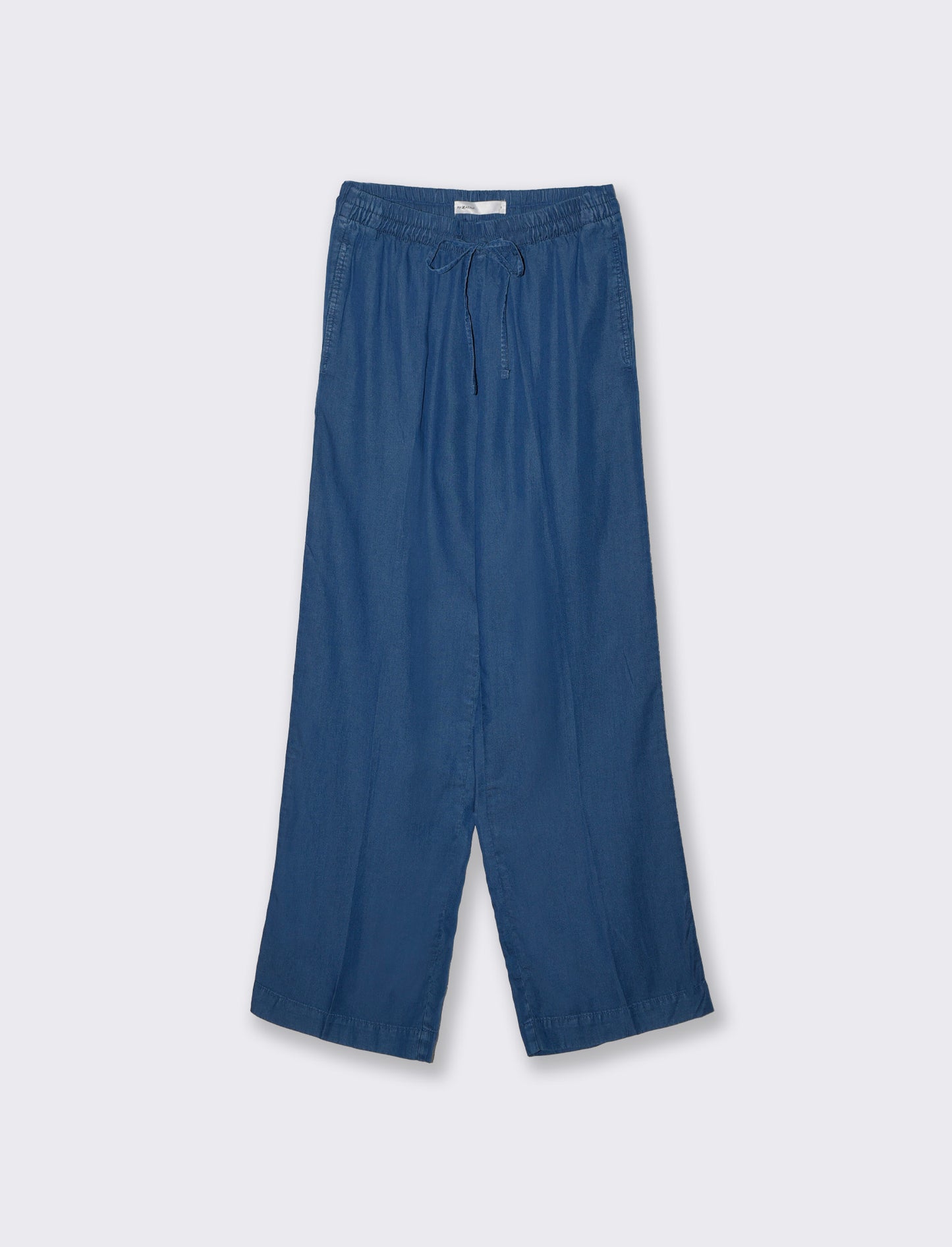Introducing the stylish culotte pants crafted from soft lyocell, designed for the modern woman who v - Blue