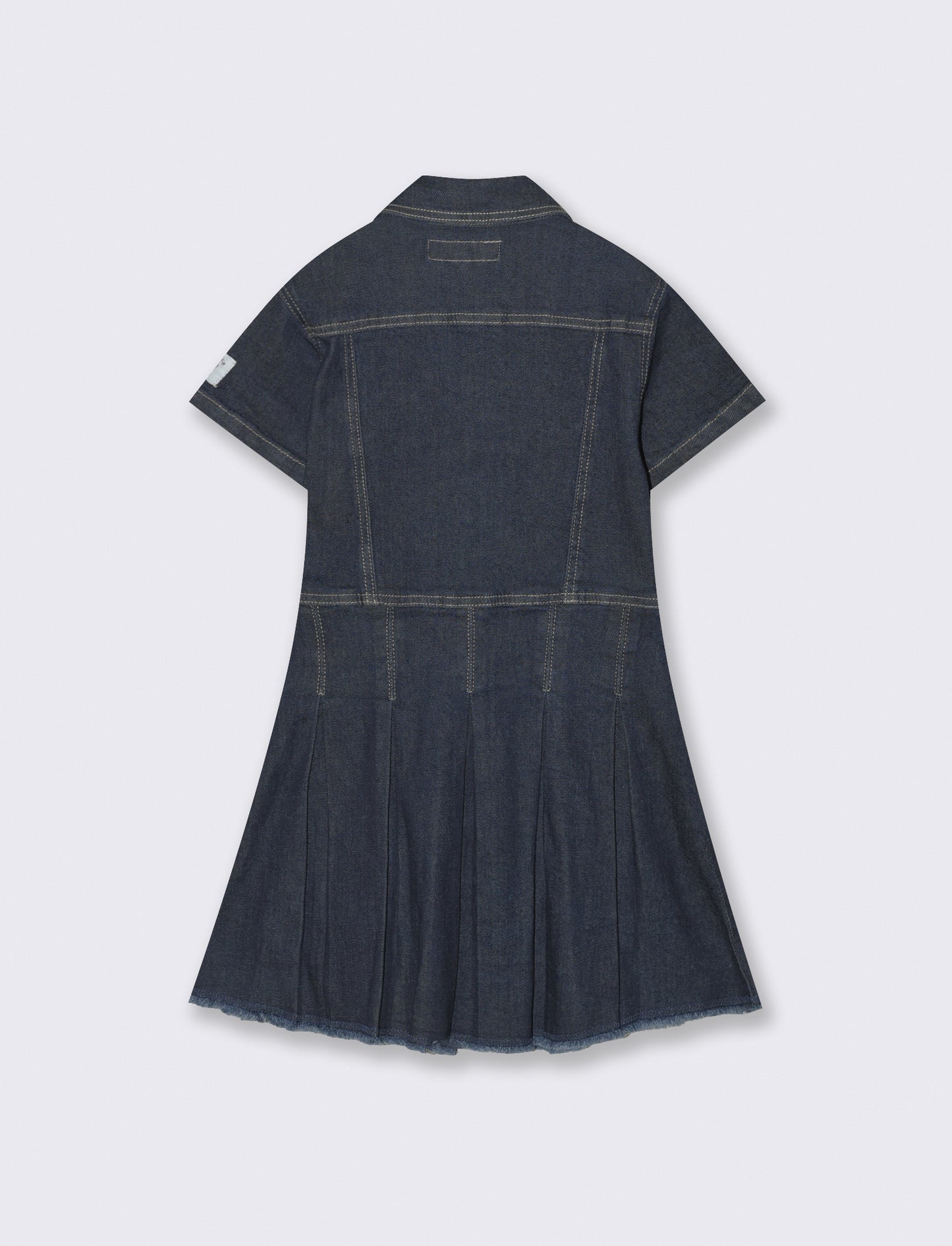 Abito in denim elastico per bambina - Denim
