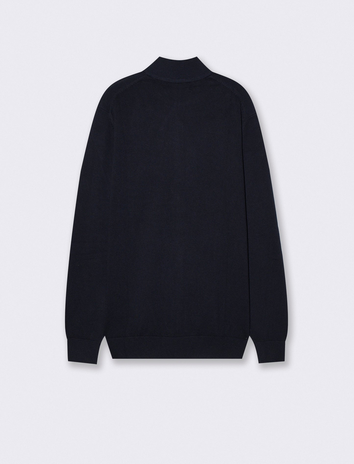 Maglia Cardigan Lupetto in Filato Comfort - Blu