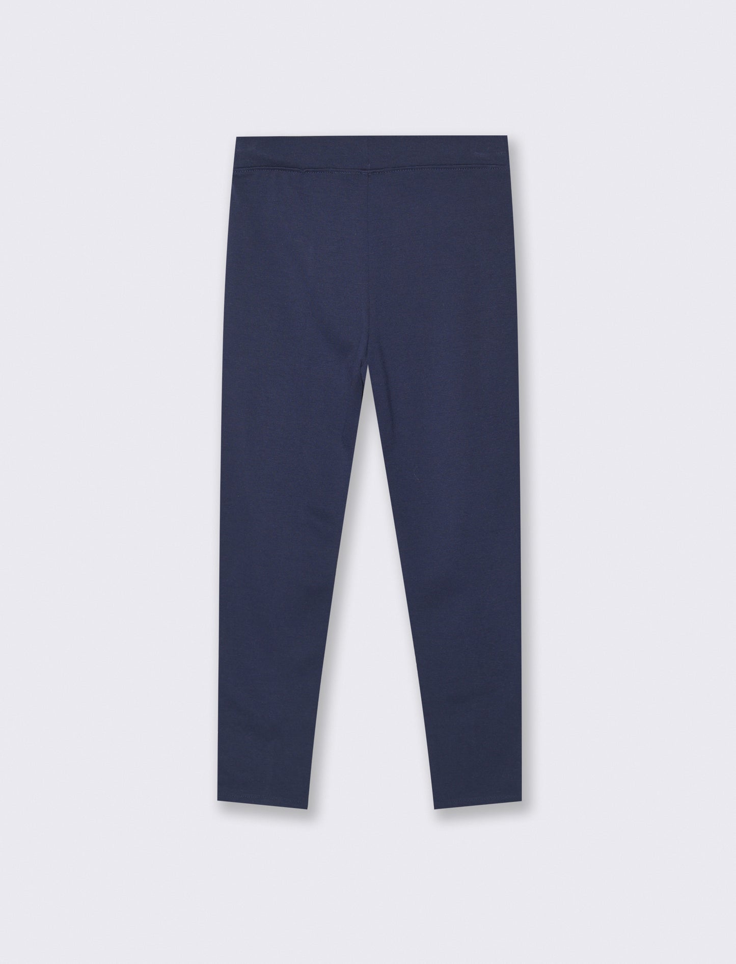 Leggings in punto milano per bambine - Blu