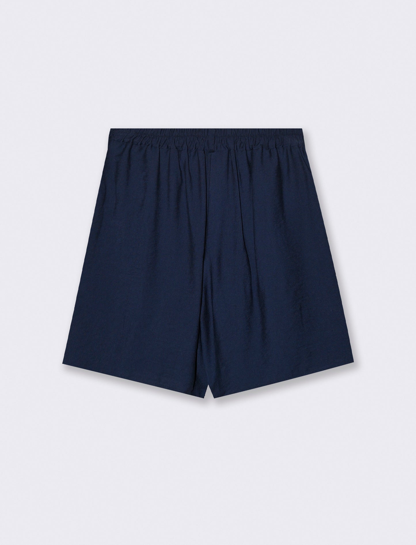 Short con passanti e pinces - Blu
