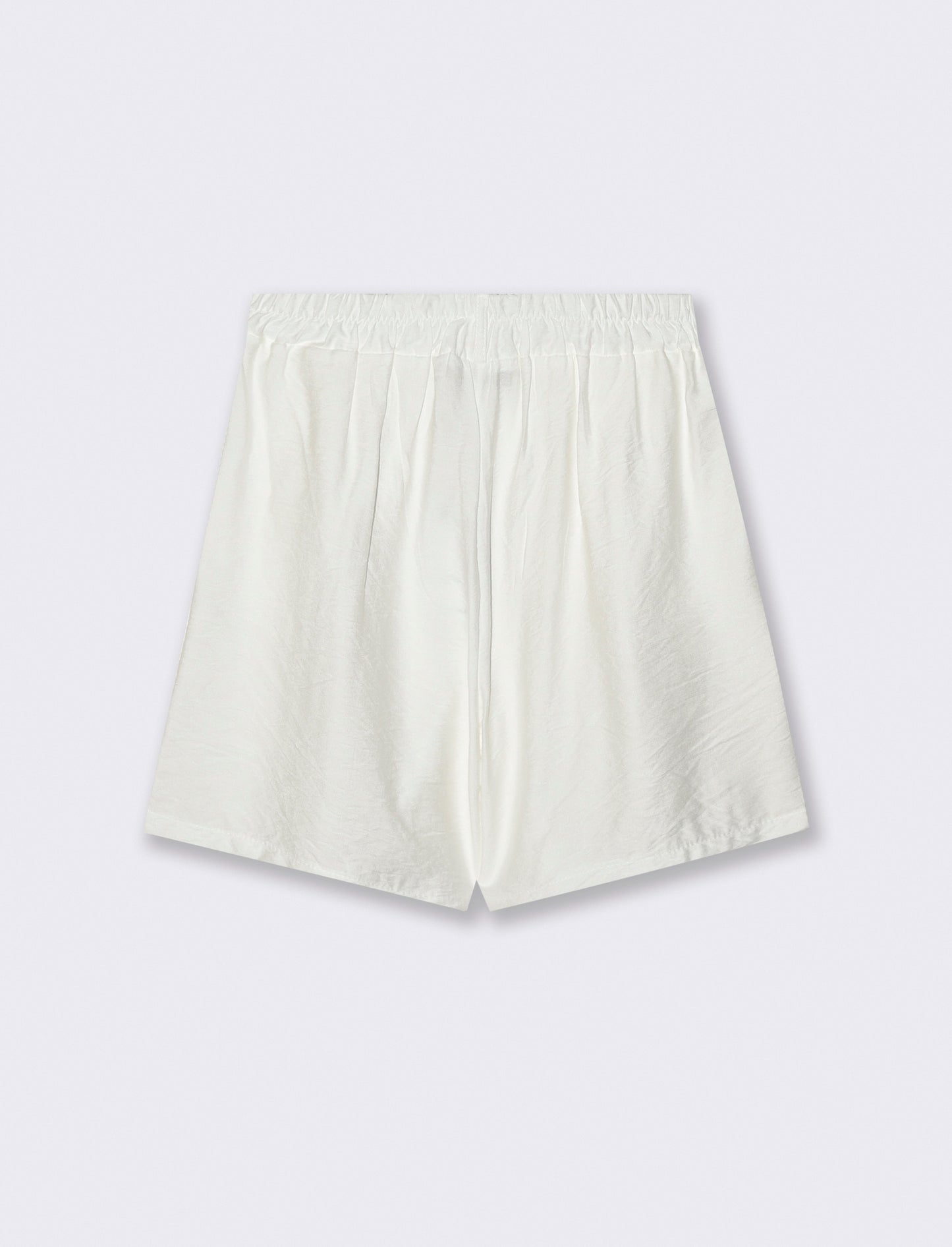 Short con passanti e pinces - Bianco