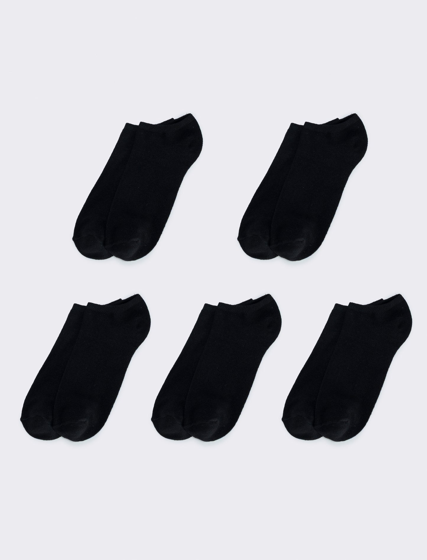 Calzini uomo 5 paia eco sostenibili - Nero