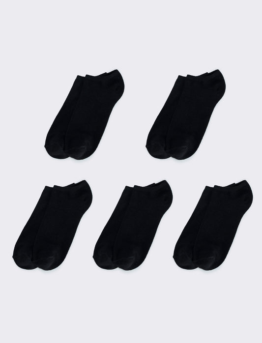 Calzini uomo 5 paia eco sostenibili - Nero
