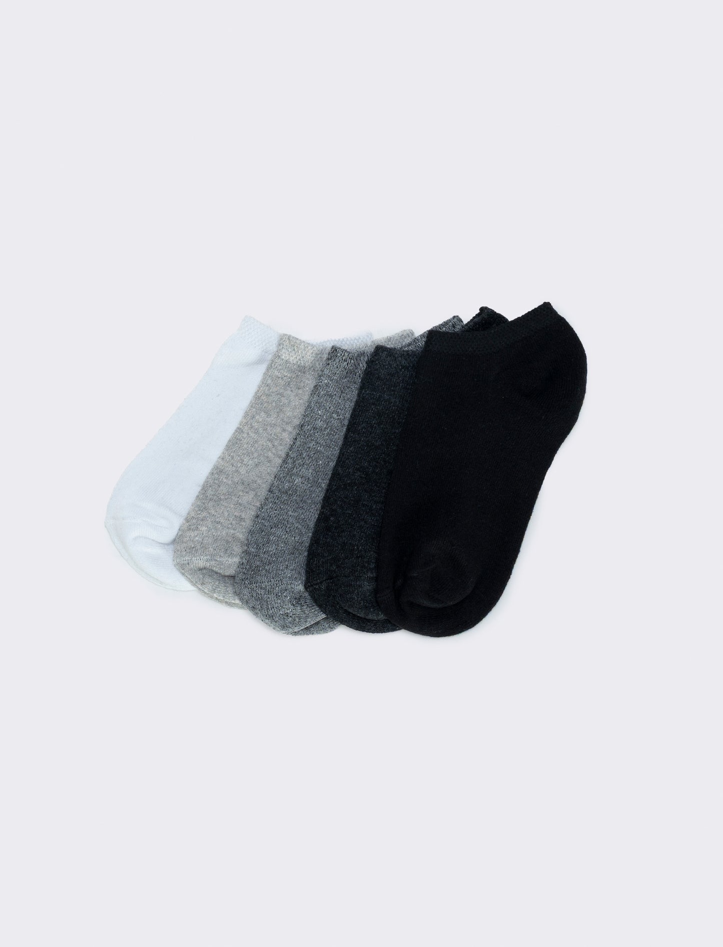 Calzini bambina 5 paia in offerta - Grigio
