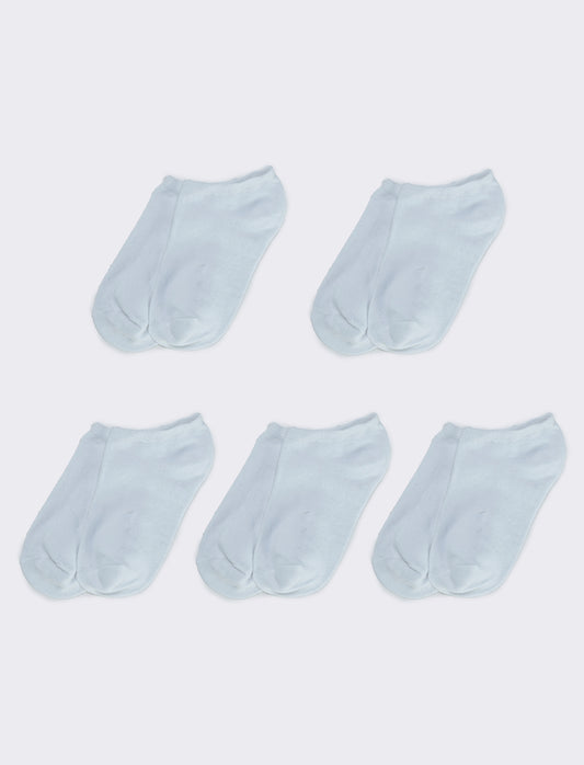 Children's Socks 5 Pairs on Promotion - White