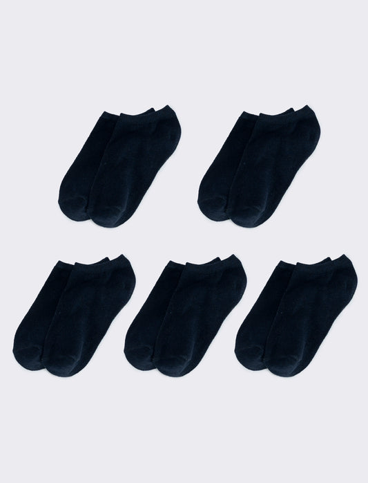 Children's Socks 5 Pairs on Promotion - Blue