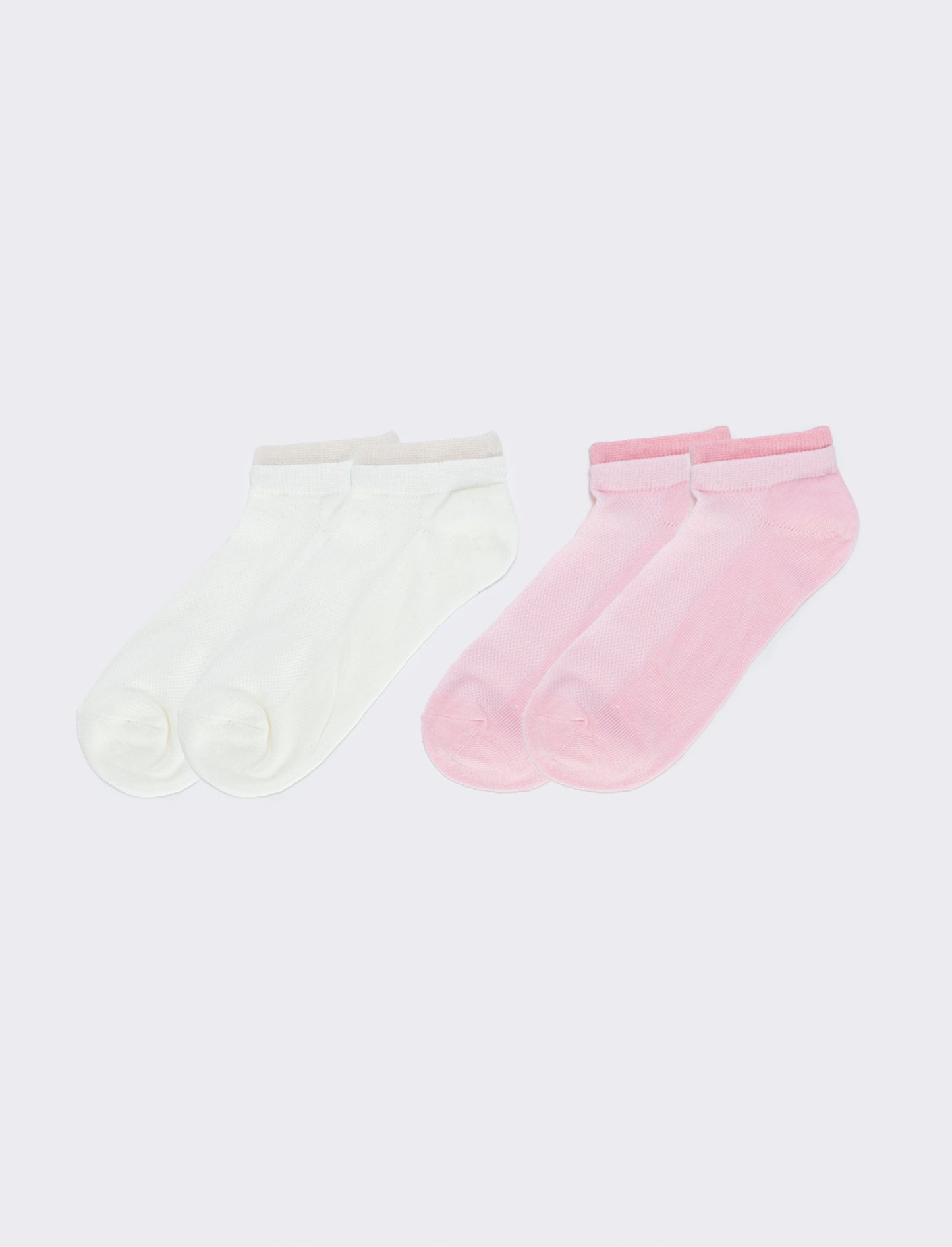 Calzini goffrati: 2 paia - Rosa