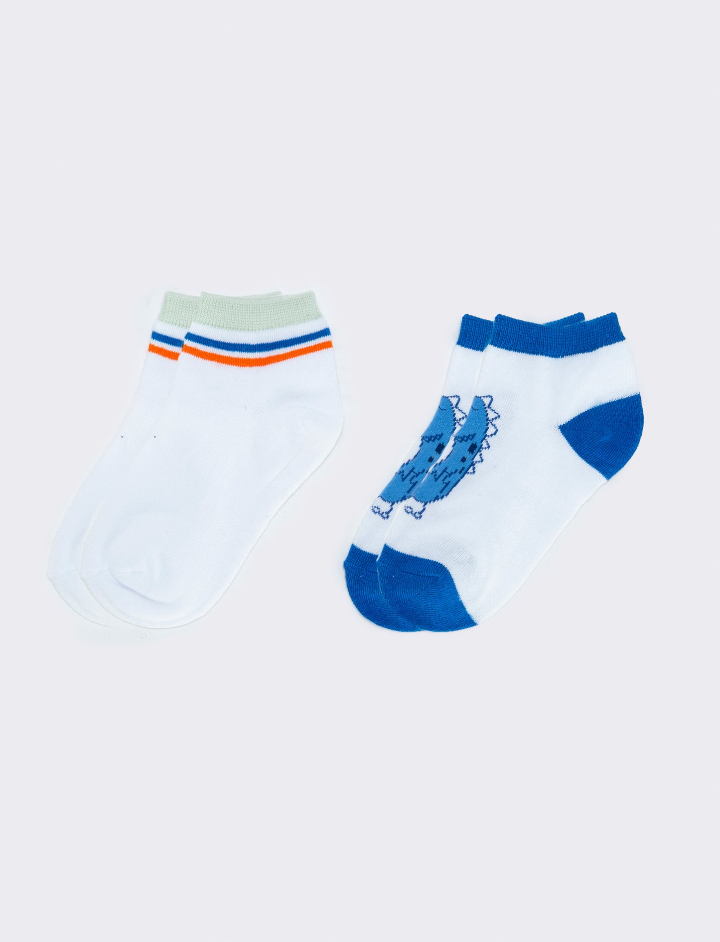 Calzini bipack con dinosauri per bambini - Blu