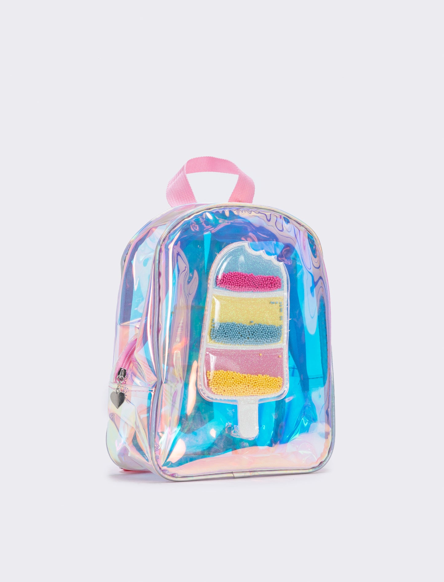 Zaino con gelato in pvc - Rosa