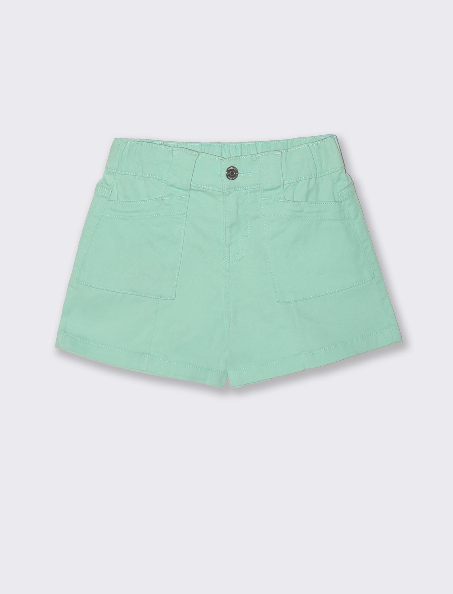 Cotton shorts for girls, fresh and comfortable - Green