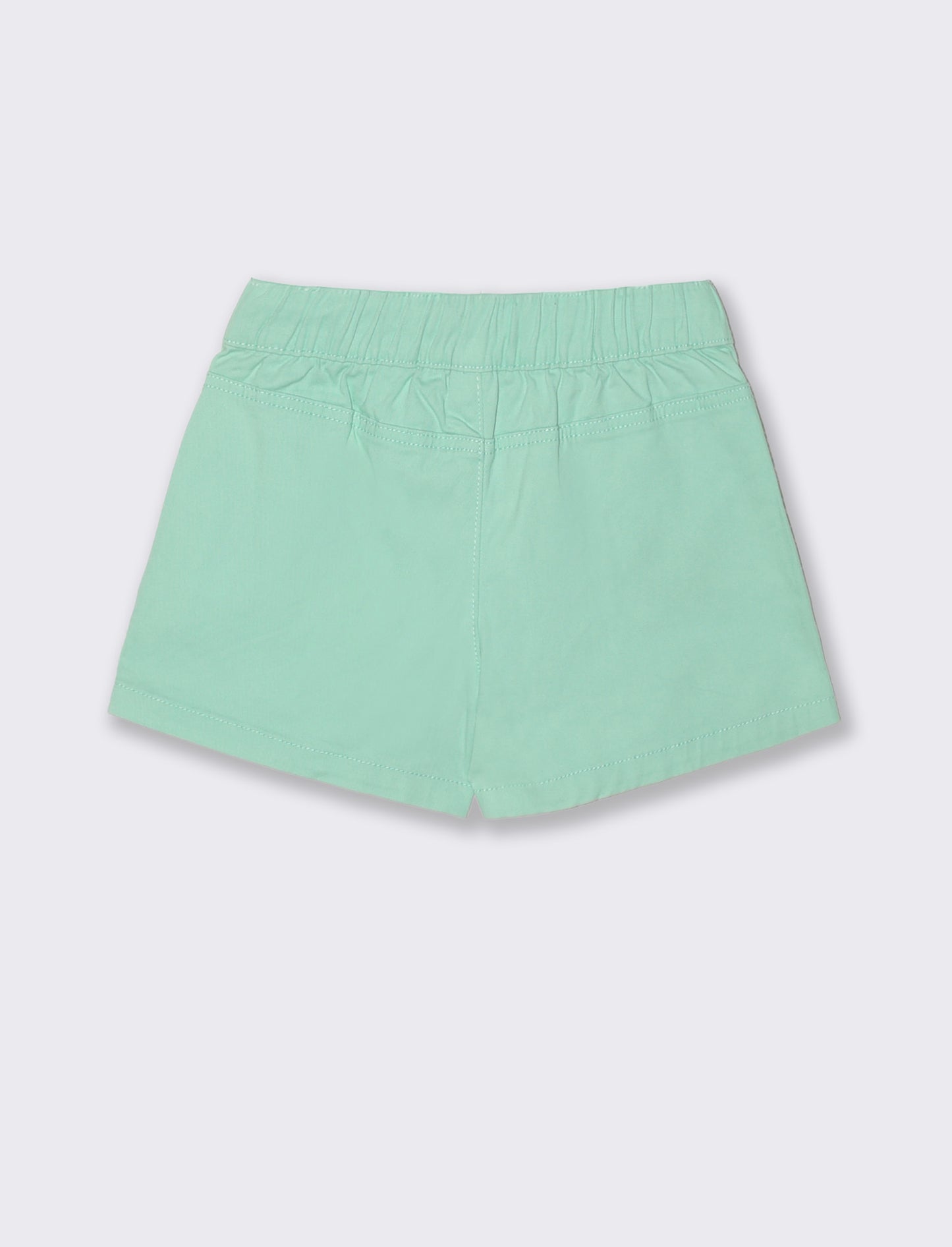 Cotton shorts for girls, fresh and comfortable - Green