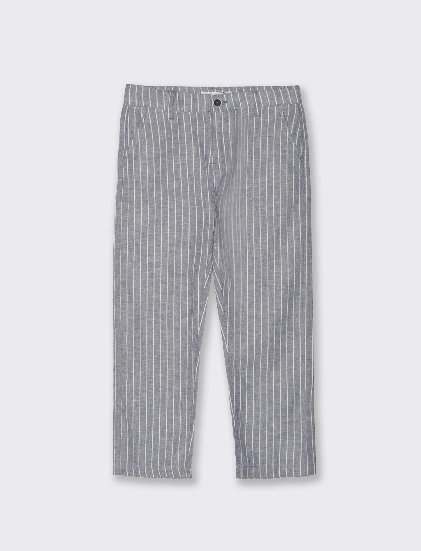 Pantaloni Misto Lino con Eleganza e Comfort - Blu