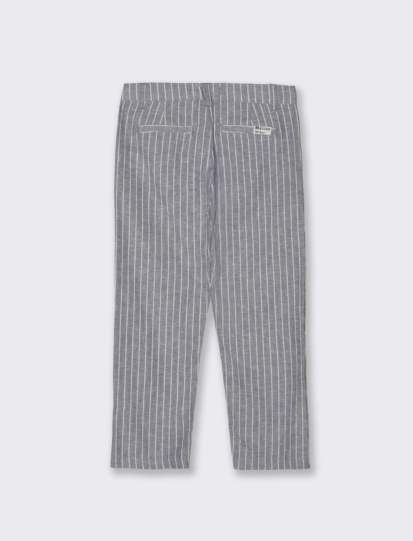 Pantaloni Misto Lino con Eleganza e Comfort - Blu