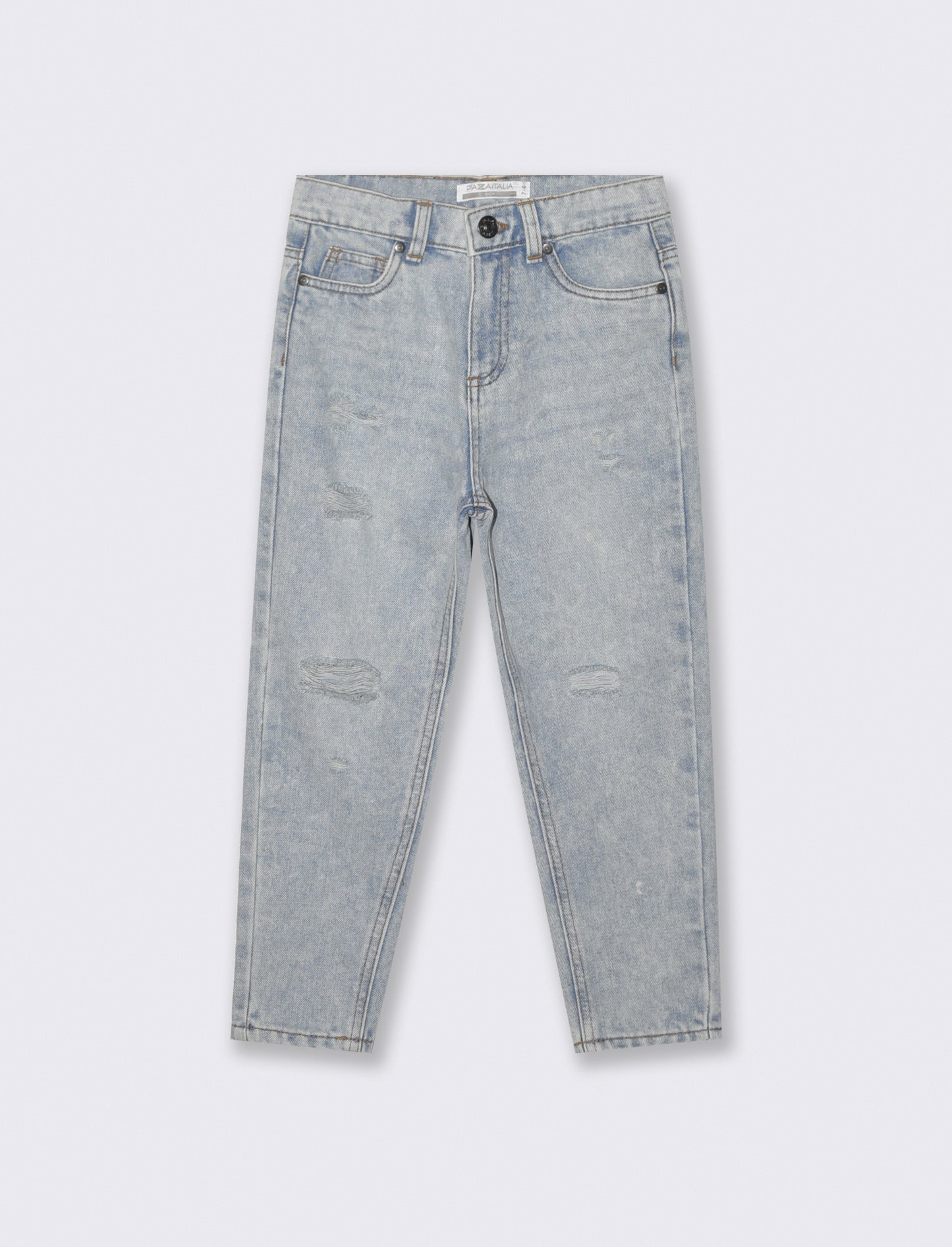 Jeans 5 tasche in cotone comodi e trendy - Denim