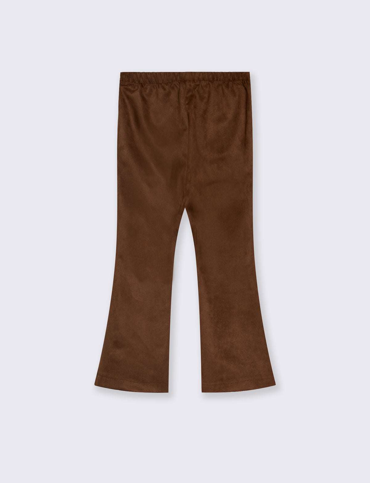 Leggings a zampetta con borchie - Marrone
