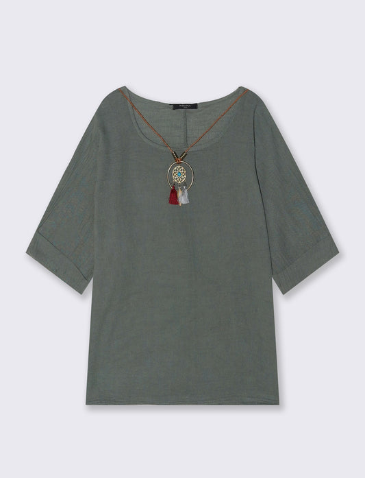 Casacca over con collana - Ve.milit.
